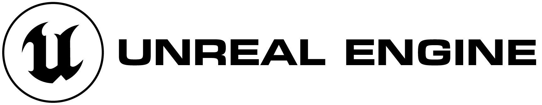 UE Logo horizontal unreal engine black